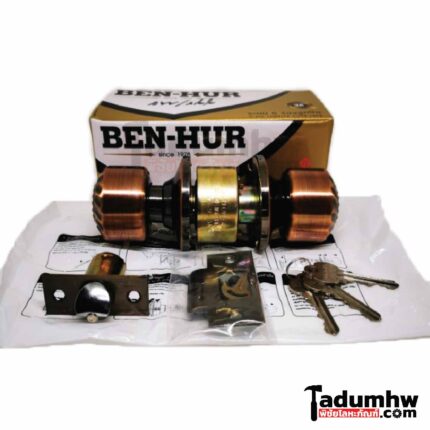 ลูกบิดประตูรมดำ BEN-HUR ระบบลูกปืน 6 ร่อง