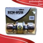 BENHUR ลูกบิดประตู AC สีรมดำ หัวกลมมน (จานใหญ่) รุ่น BHC3000AC B*P